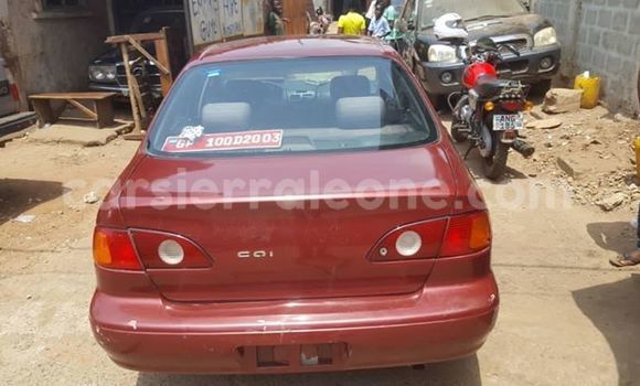 Buy Used Toyota Corolla Red Car in Freetown in Western Urban Buy Used Toyota Corolla Red Car in Freetown in Western Urban