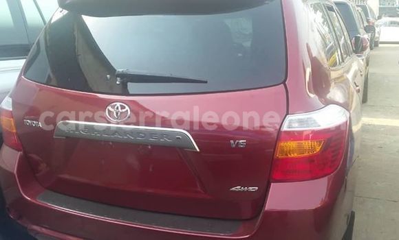 Buy Used Toyota Highlander Red Car in Freetown in Western Urban Buy Used Toyota Highlander Red Car in Freetown in Western Urban