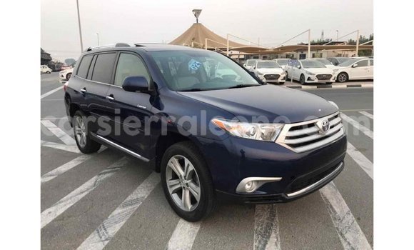 Buy Import Toyota Highlander Blue Car in Import - Dubai in Kailahun Buy Import Toyota Highlander Blue Car in Import - Dubai in Kailahun
