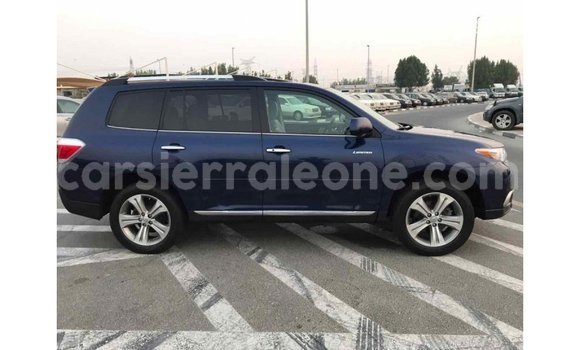 Buy Import Toyota Highlander Blue Car in Import - Dubai in Kailahun Buy Import Toyota Highlander Blue Car in Import - Dubai in Kailahun