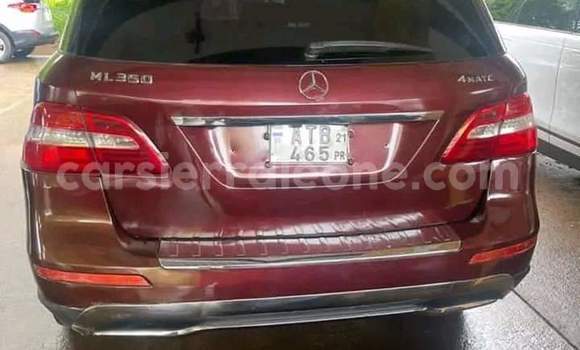 Buy Used Mercedes‒Benz ML–Class Red Car in Freetown in Western Urban Buy Used Mercedes‒Benz ML–Class Red Car in Freetown in Western Urban