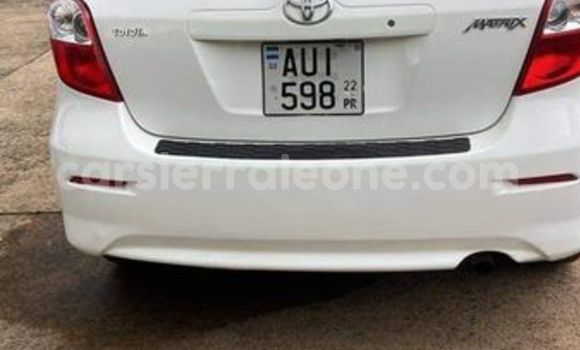 Buy Used Toyota Matrix White Car in Freetown in Western Urban Buy Used Toyota Matrix White Car in Freetown in Western Urban