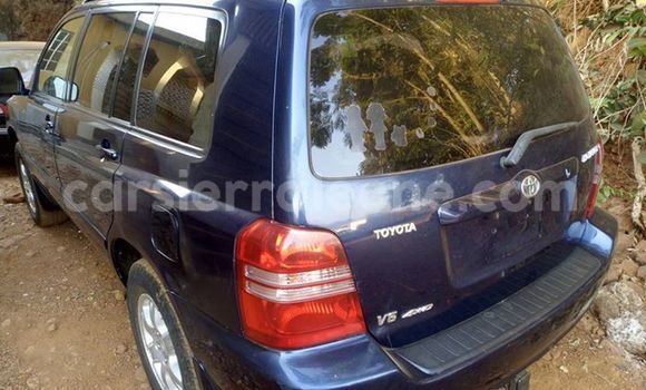 Buy Used Toyota Highlander Blue Car in Freetown in Western Urban Buy Used Toyota Highlander Blue Car in Freetown in Western Urban