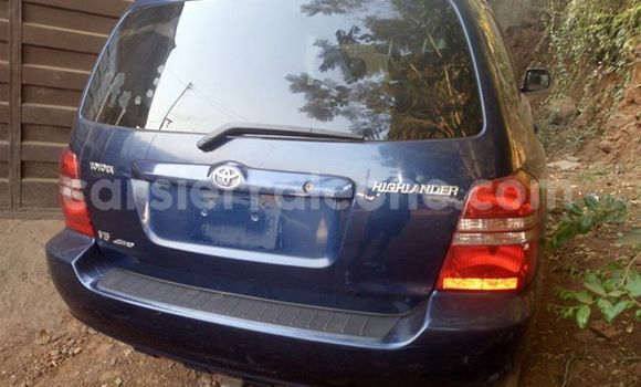 Buy Used Toyota Highlander Blue Car in Freetown in Western Urban Buy Used Toyota Highlander Blue Car in Freetown in Western Urban