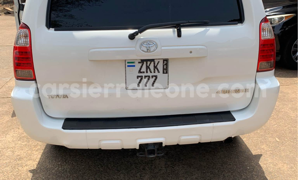 Buy Used Toyota 4Runner White Car in Freetown in Western Urban Buy Used Toyota 4Runner White Car in Freetown in Western Urban