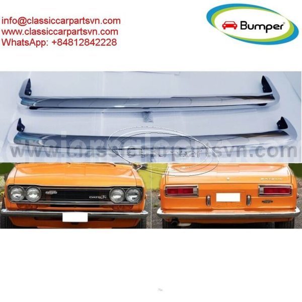 Big with watermark datsun 510 sedan bumper year 1970 1973 or datsun 1600 bumper 1967 1973 1